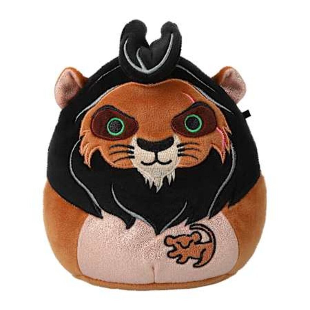 Scar Disney Lion King Glitter Squishmallow 6.5in Plush Stuffie Limited Edition